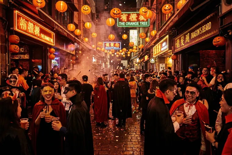 Halloween in Lan Kwai Fong