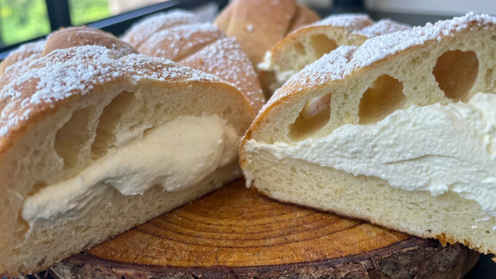 Close-up of Italian bakery pastries and colourful gelato scoops in metal pans on a marble counter, illustrating a guide to the new Wan Chai pastry shop Sugar Daddy - an illustrative image, not a photo of the actual shop